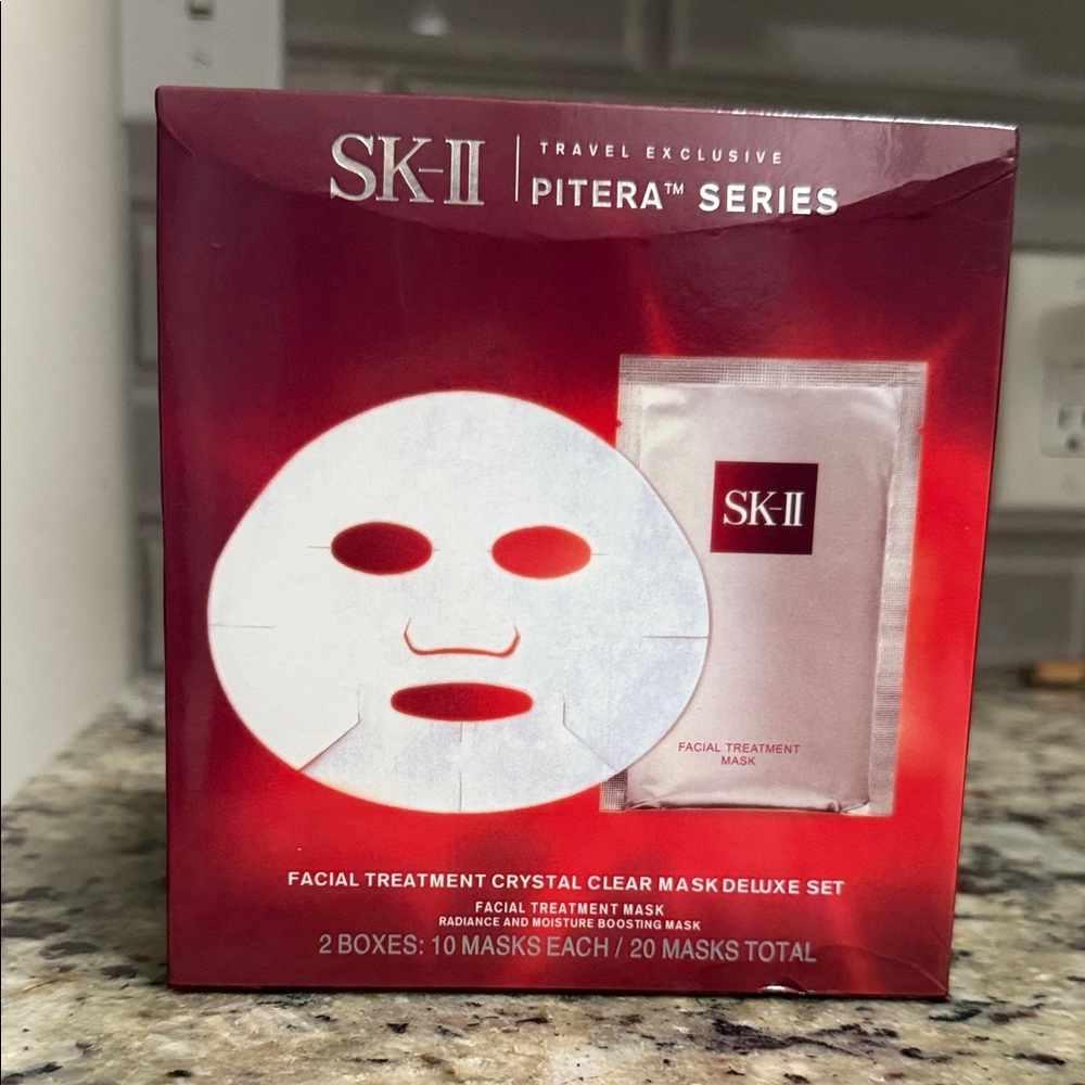 Sk2 Pitera Series Facial Treatment Clear Mask Deluxe Set (20 masks)